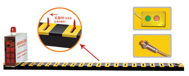 淮南谢家集区V3嵌入式闯岗自动扎胎器/阻车器